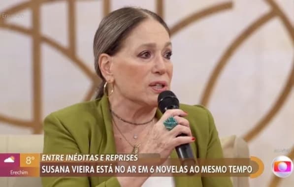 VÍDEO: Susana Vieira ignora Patrícia Poeta e faz pergunta a Manoel Soares