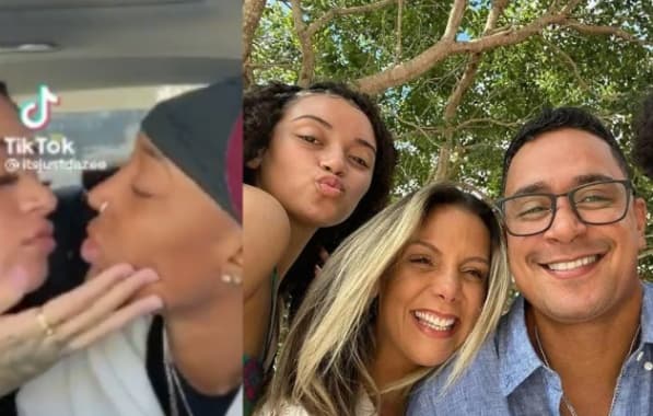 VÍDEO: Filha de Xanddy e Carla Perez aparece beijando suposta namorada