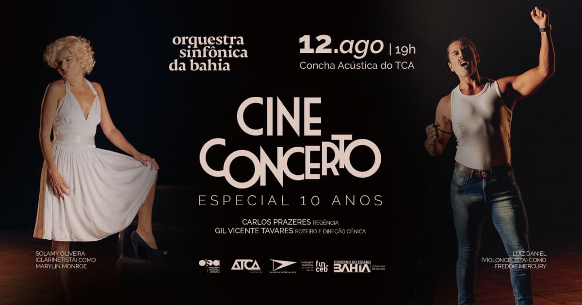 Osba faz edição especial do CineConcerto em comemoração aos 10 anos do evento