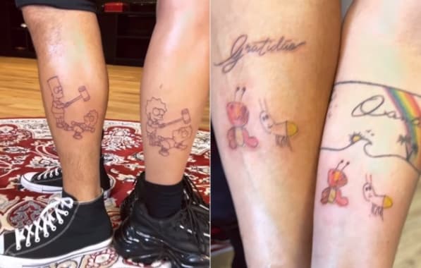 VÍDEO: Carla Perez compartilha novas tatuagens da família: “Eternizadas em nossas peles”