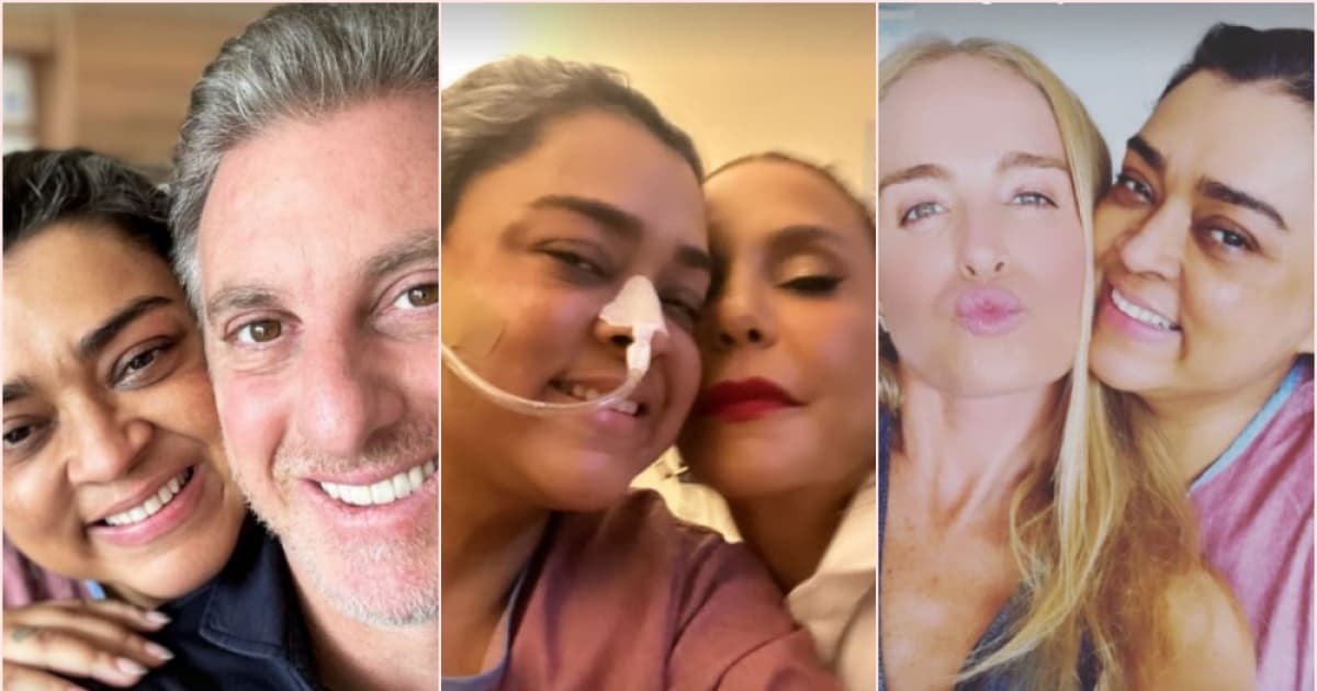 Preta Gil recebe visita de Ivete, Angélica e Huck: “Obrigada por estarem ao meu lado sempre”