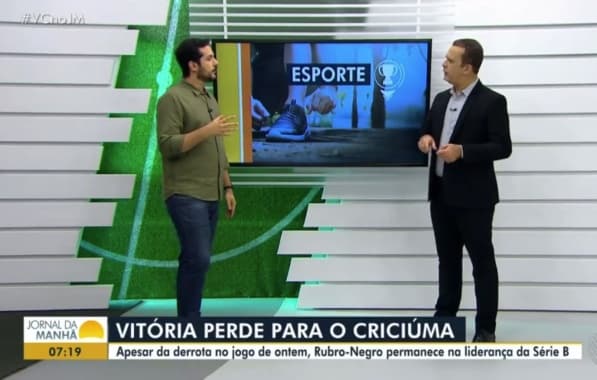 VÍDEO: Castellucci erra resultado de partida na TV Bahia e viraliza na web