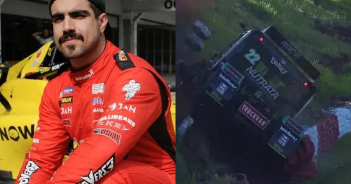 VÍDEO: Caio Castro sofre acidente durante treinamento para Copa Truck