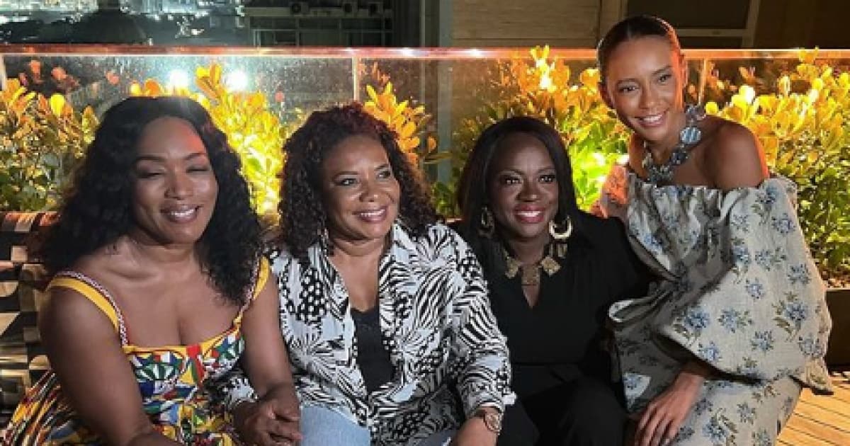 Margareth Menezes se emociona durante encontro com Angela Bassett e Viola Davis