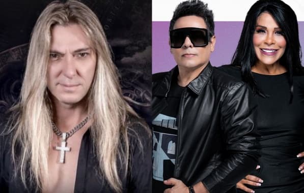 Ex-vocalista do Angra surpreende em participação no DVD da Calcinha Preta em Salvador