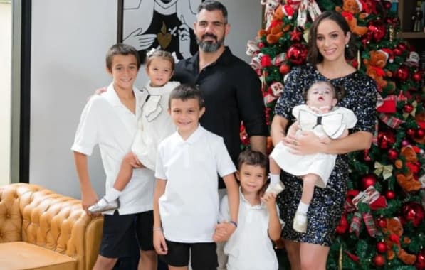 Grávida pela 6ª vez, esposa de Juliano Cazarré é diagnosticada com Burnout