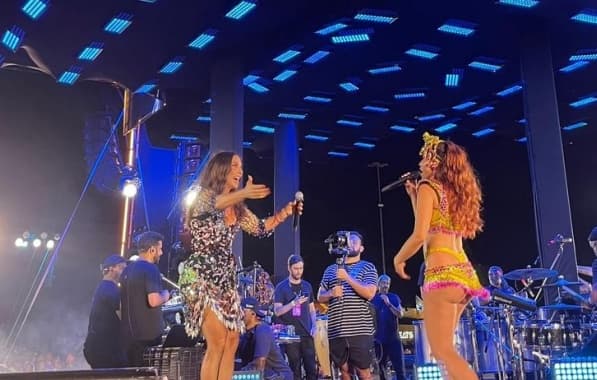 Ivete brinca sobre affair de Anitta em Salvador: “Esse menino que você está pegando é meu vizinho”; veja vídeo