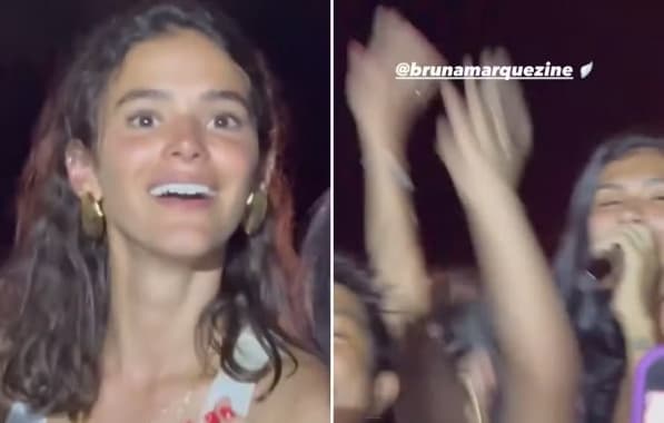 Fã clube compartilha vídeo de Bruna Marquezine caindo em Fernando de Noronha