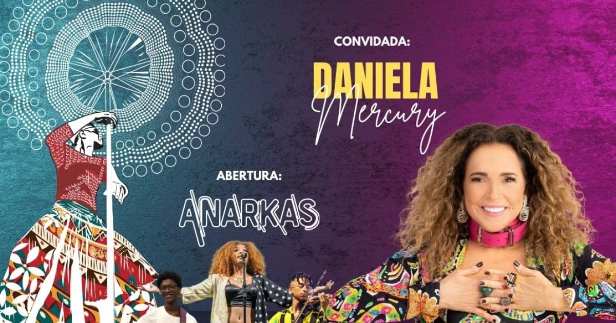 Daniela Mercury é a convidada do Ensaio do Cortejo Afro