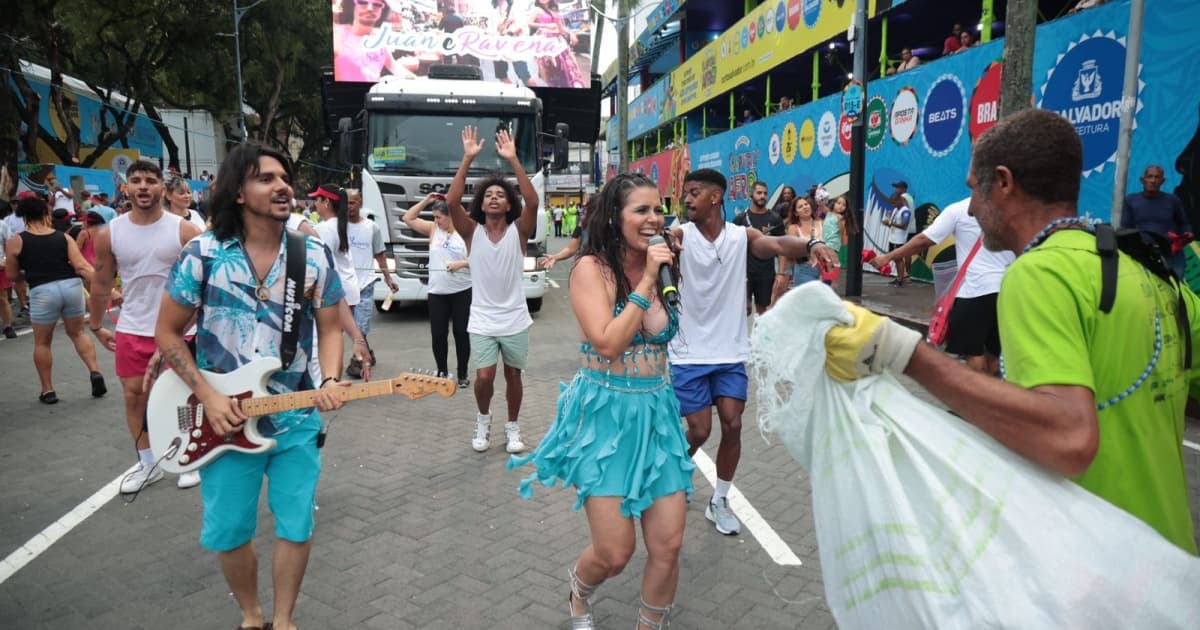 Dupla Juan e Ravena anima foliões no circuito do Campo Grande 