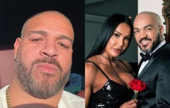 Adriano Imperador nega ter feito ménage com Belo e Gracyanne e afirma: “Nem sei o que é isso”