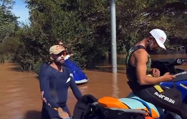 Pedro Scooby e outros surfistas viajam ao Rio Grande do Sul para ajudar vítimas de chuva no estado