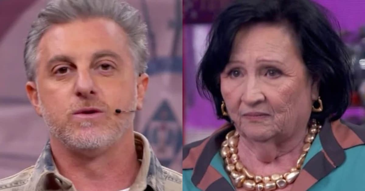 Montagem de Dona Déa e Luciano Huck