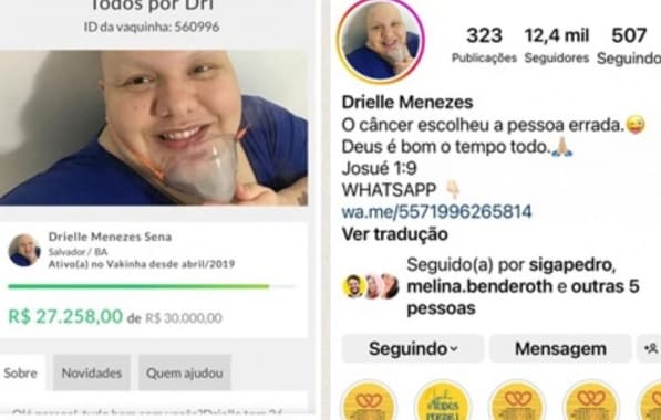 Mulher é acusada de aplicar golpe do falso câncer em Salvador e enganar influenciadores para arrecadar doações