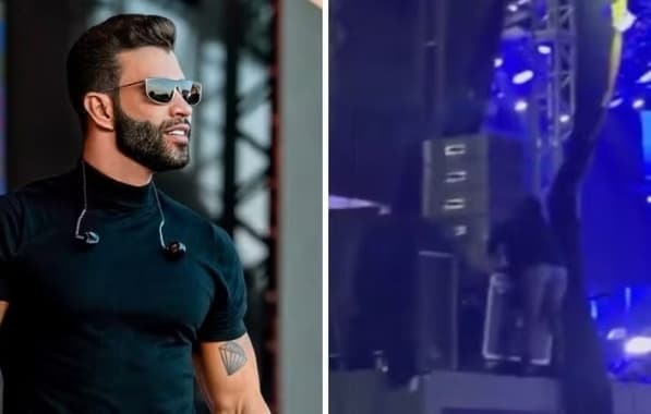 VÍDEO: Fã de Gusttavo Lima sofre acidente durante tentativa de invadir palco