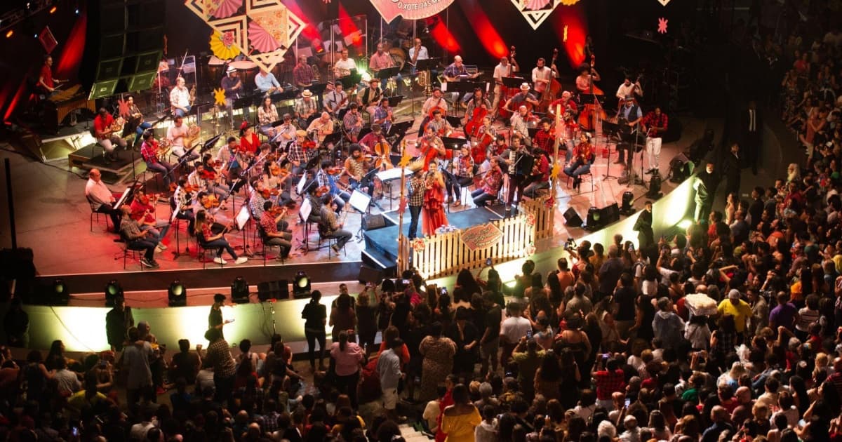 Osba homenageia Dominguinho no São João Sinfônico na Concha Acústica do TCA