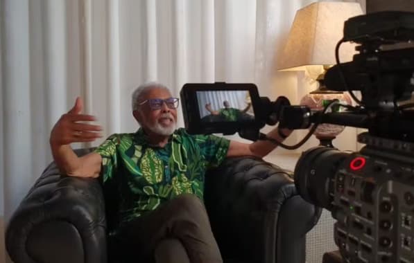 Gilberto Gil grava para série documental de Carlinhos Brown da HBO