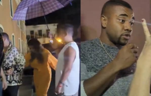 VÍDEO: Mani Reggo foge de encontro com Davi Brito durante evento com ex-BBBs