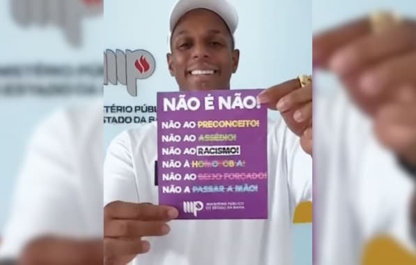 Oh Polêmico firma acordo com MP-BA e compartilha vídeo contra violência de gênero