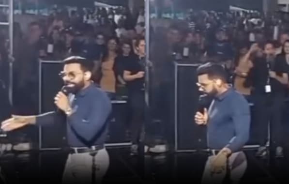 VÍDEO: Pablo interrompe show e dá bronca no público após celular ser arremessado no palco