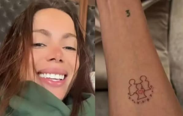 Anitta é criticada por tatuagem de constelação familiar e defende prática: "Não estou mandando ninguém fazer"