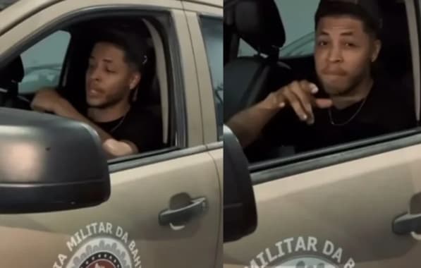 Polícia Militar da Bahia abre processo para investigar clipe de cantor de arrocha gravado em viatura oficial