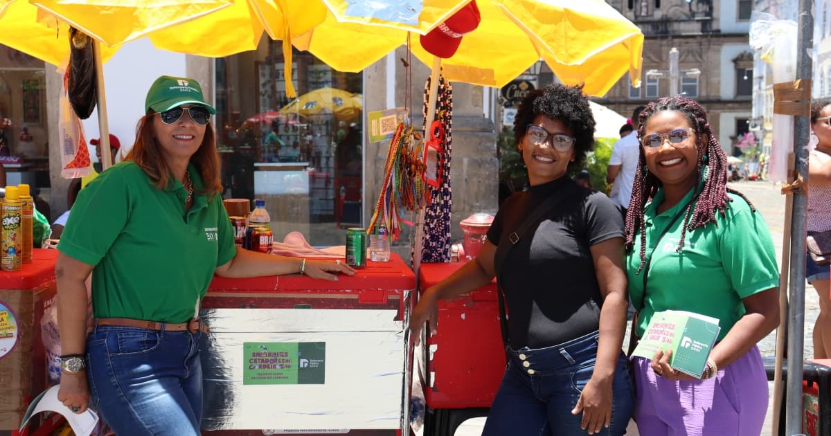 Defensoria lança campanha para valorizar vendedores ambulantes no Carnaval de Salvador