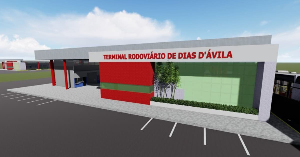 projeto do terminal rodoviário de dias d'ávila