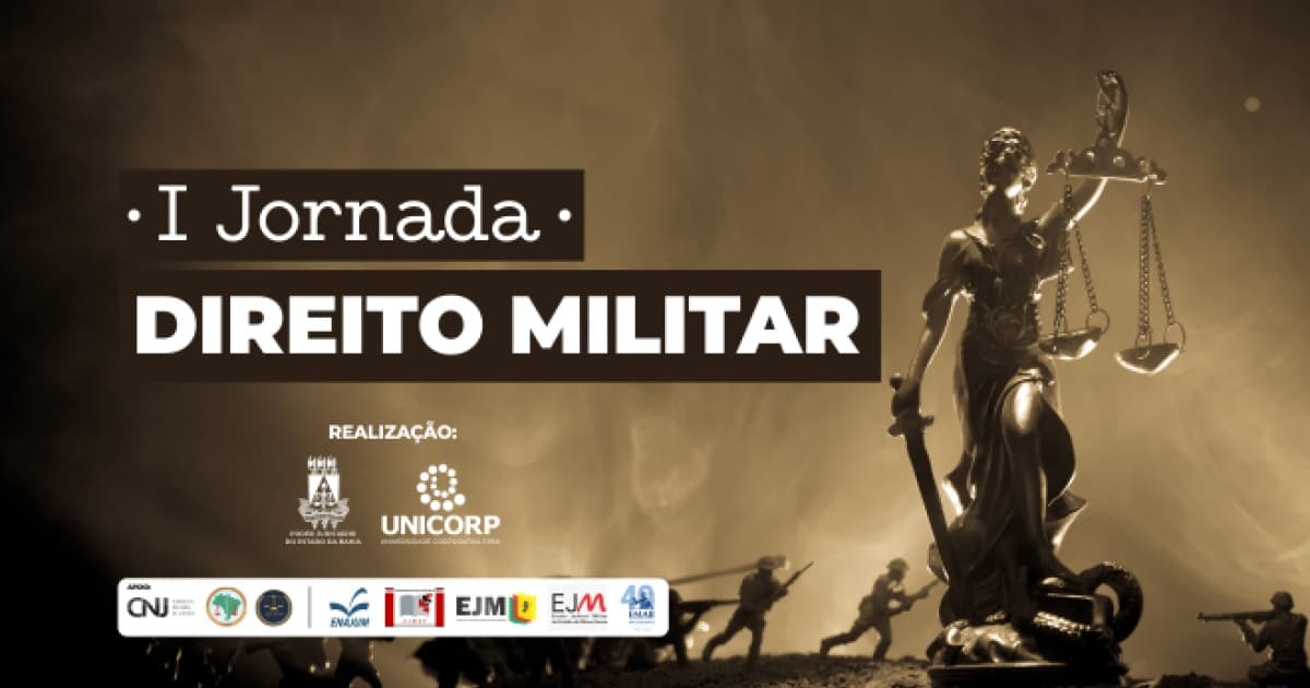 1ª Jornada de Direito Militar muda programação e acontecerá em um dia