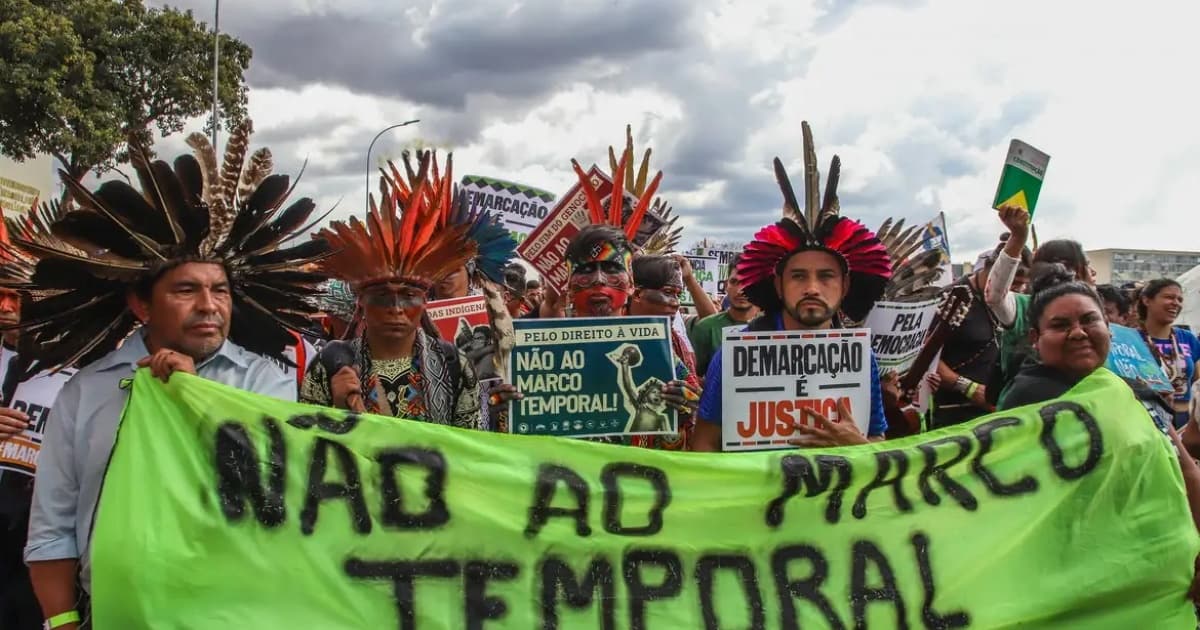STF recebe nova ação contra lei que institui marco temporal indígena