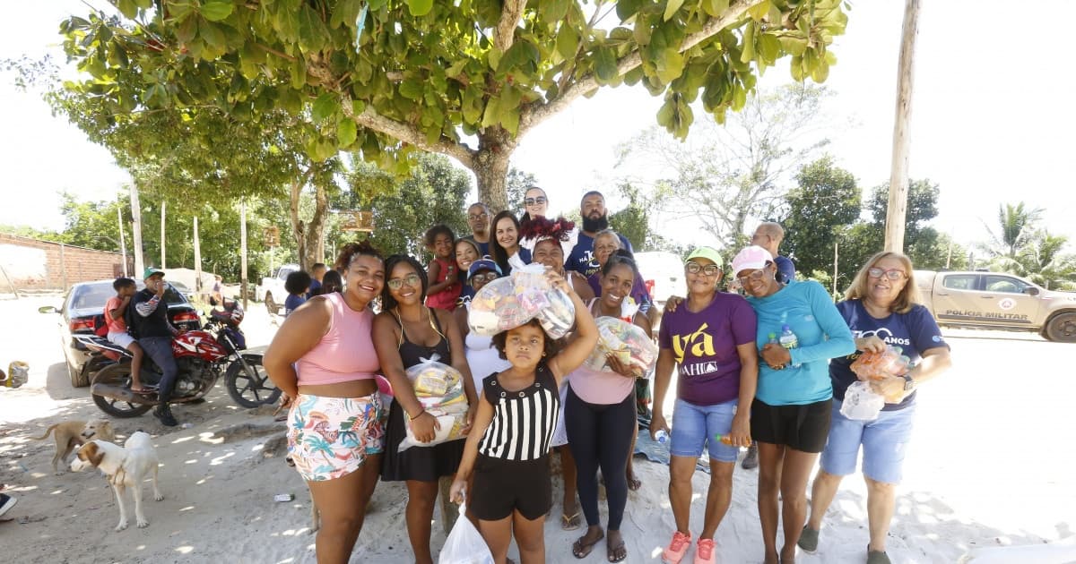 TJ-BA e Ariba entregam cestas básicas para cerca de 200 famílias do Quilombo Quingoma  
