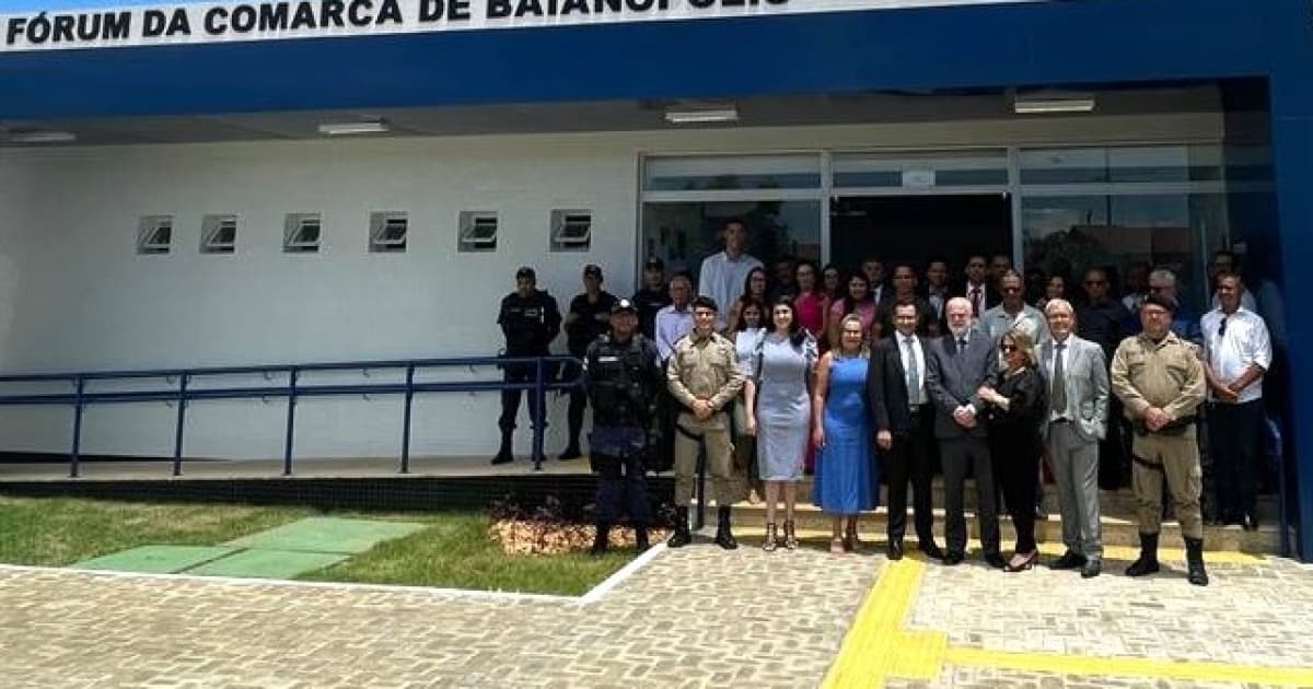 Comarca de Baianópolis ganha novo fórum do TJ-BA e salas especiais