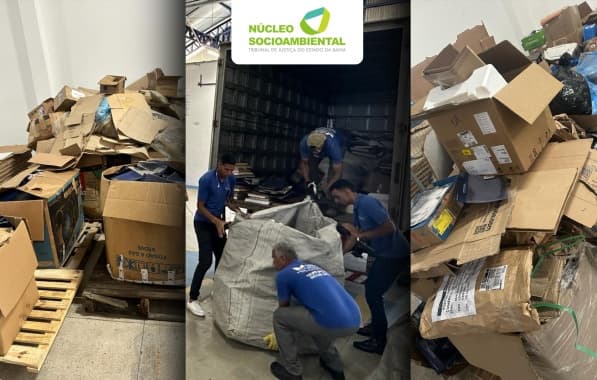 TJ-BA destina 22 toneladas de materiais recicláveis para cooperativas de Salvador