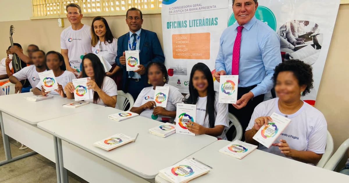 Corregedoria-Geral do TJ-BA lança livros nos conjuntos penais de Feira de Santana e Juazeiro