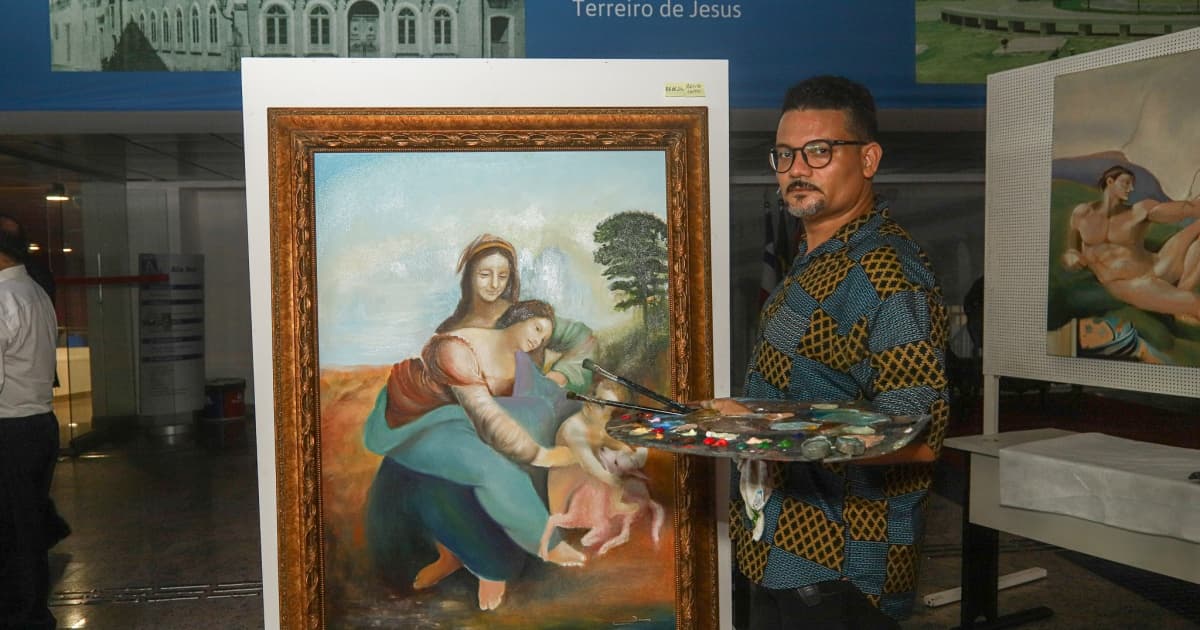 Artista plástico Dimas Gomes apresenta exposição no TJ-BA até 26 de abril