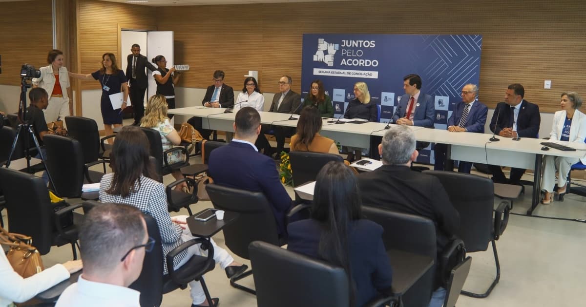 Roda de conversa marca abertura da Semana Estadual de Conciliação