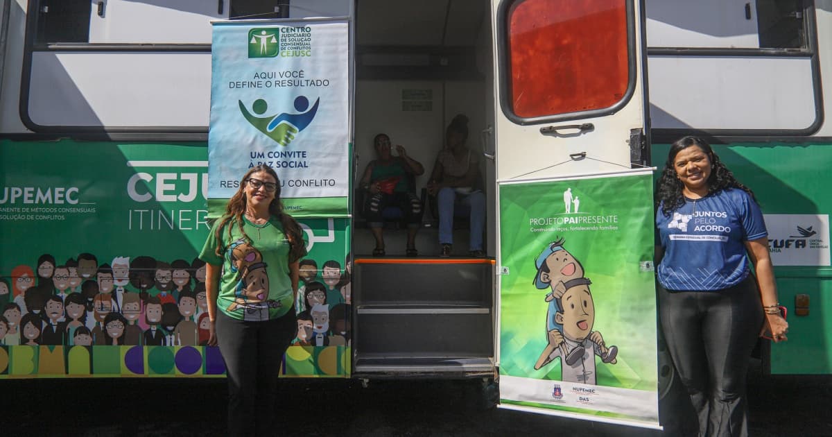 Semana da Conciliação: Ônibus itinerante do TJ-BA atenderá população no Dique do Tororó até sexta-feira