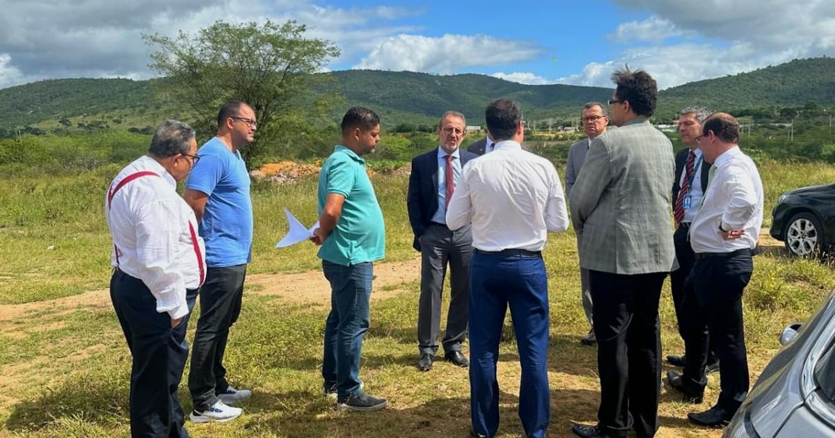 Presidência do TRT-BA visita terrenos para construção de nova sede da Vara do Trabalho de Itaberaba