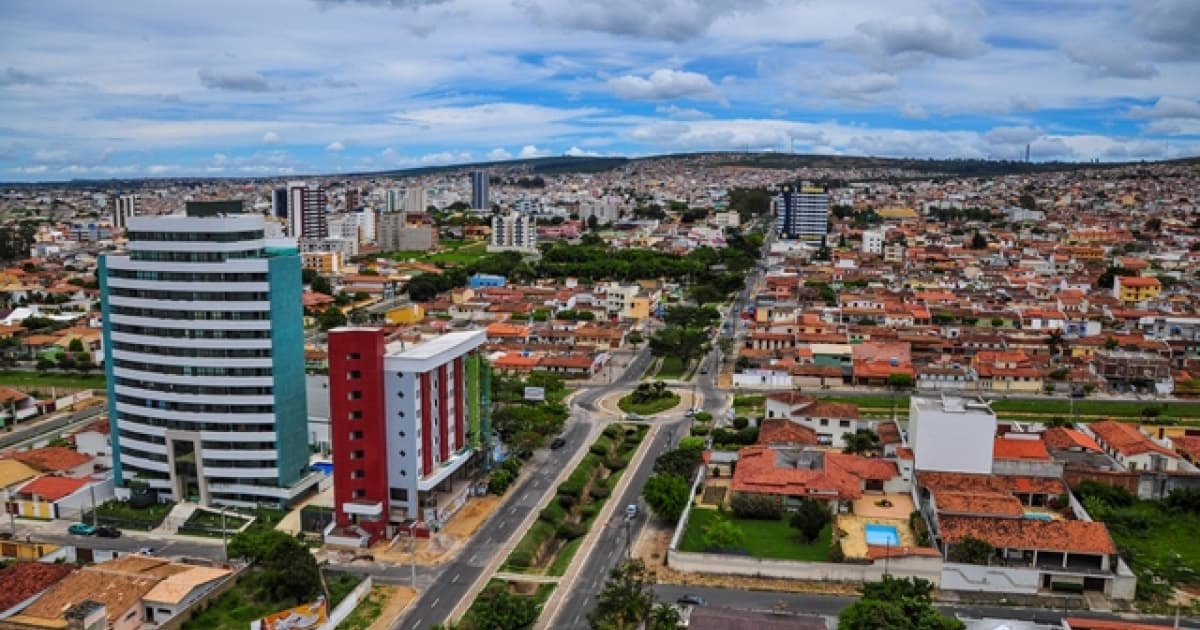 Imagem aérea da cidade de Vitória da Conquista