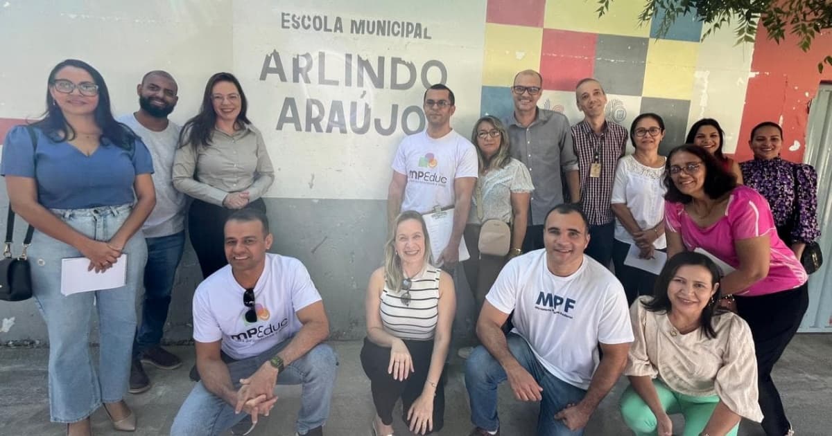 equipe do mpf em visita a escolas públicas na cidade de ibotirama