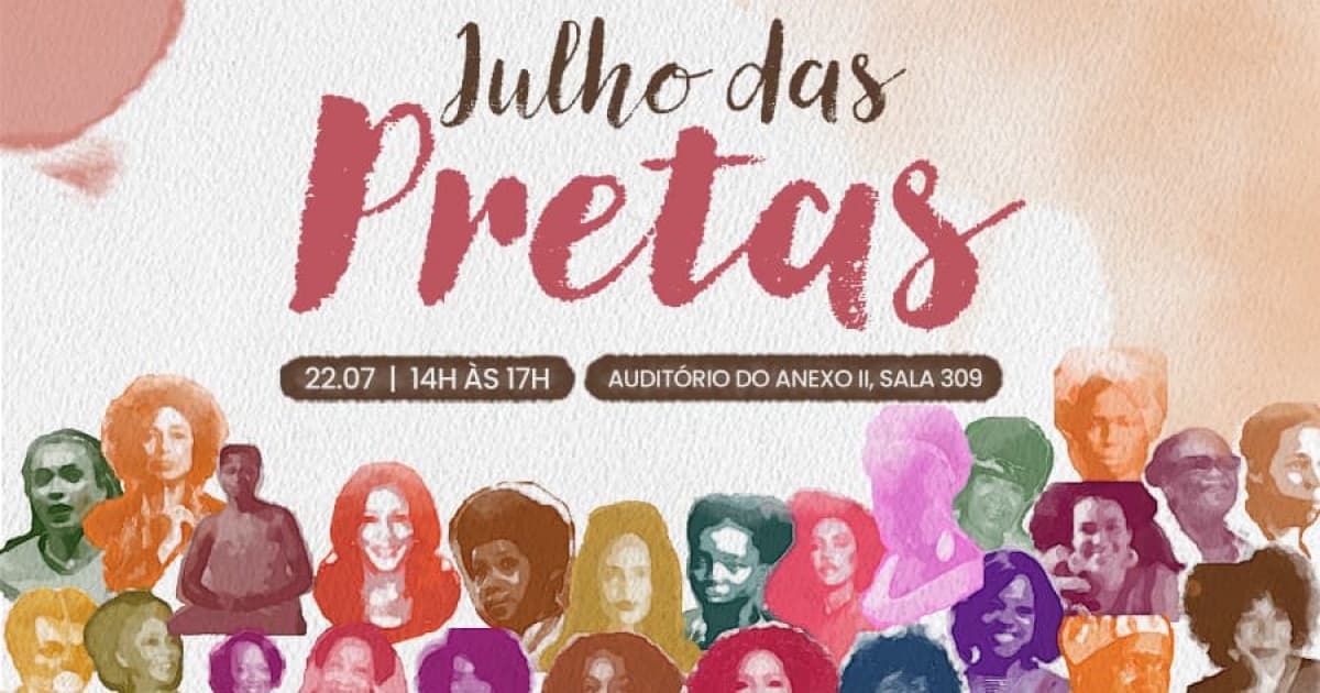 imagem de divulgação do evento julho das pretas do tj-ba