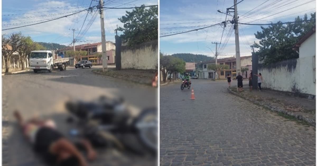 Ipiaú: Motociclista sofre acidente após ter pescoço enroscado por fio de poste 