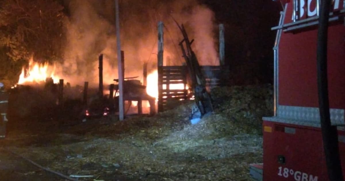 Teixeira de Freitas: Bombeiros debelam incêndio em madeireira