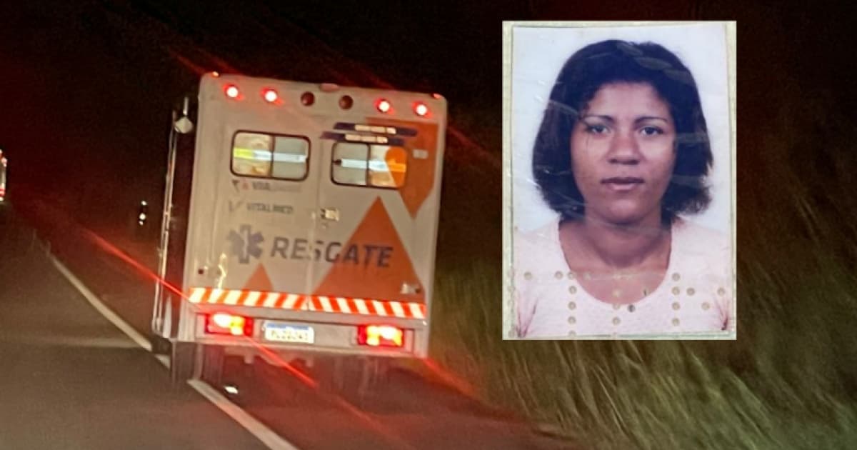 Mulher de 38 anos era socorrida por ambulância da ViaBahia