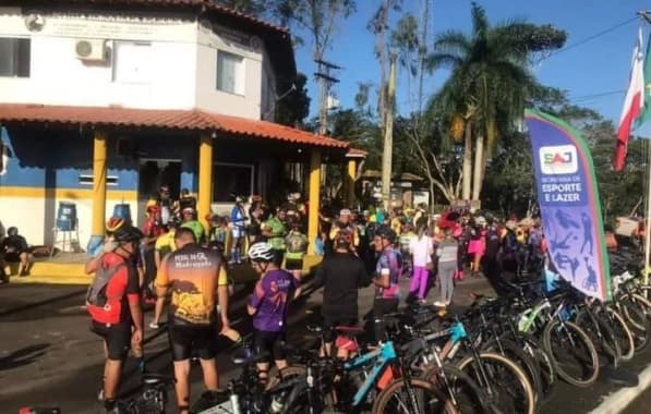 Evento no Recôncavo Baiano reúne cerca de 100 ciclistas para fechar campanha de conscientização no trânsito