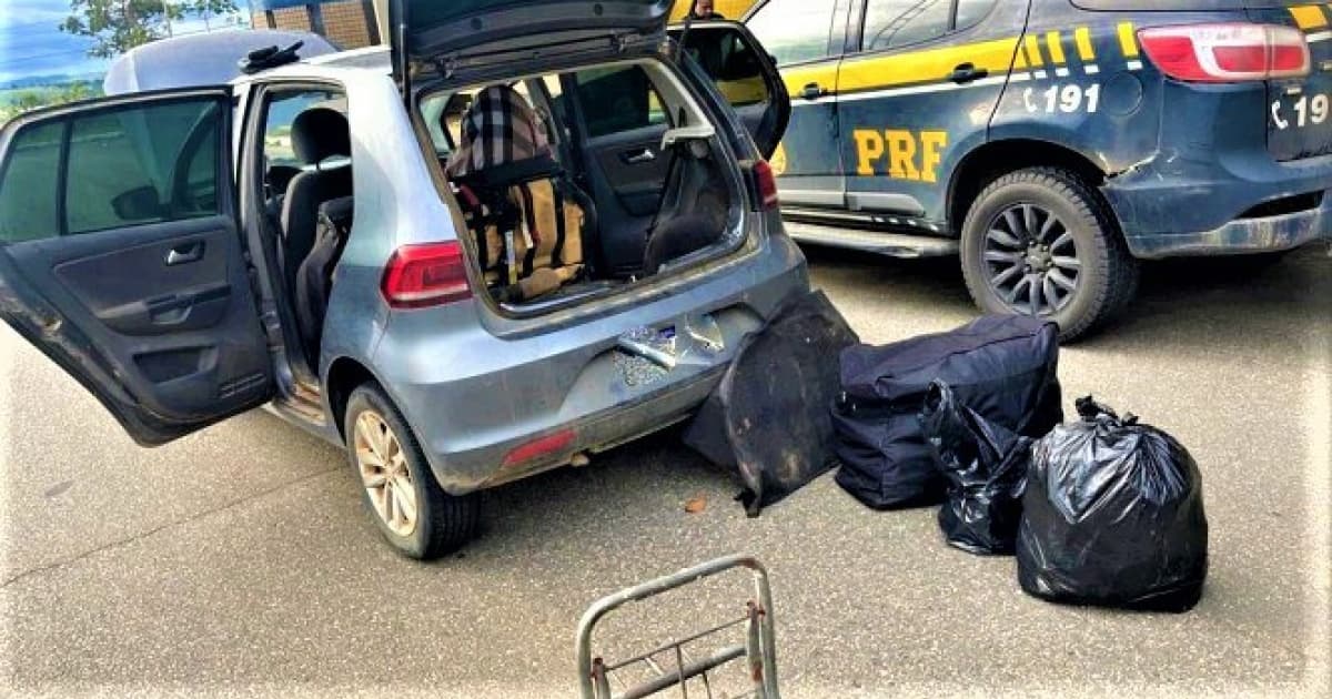 Homem aluga carro roubado com amigo e acaba detido no Recôncavo baiano