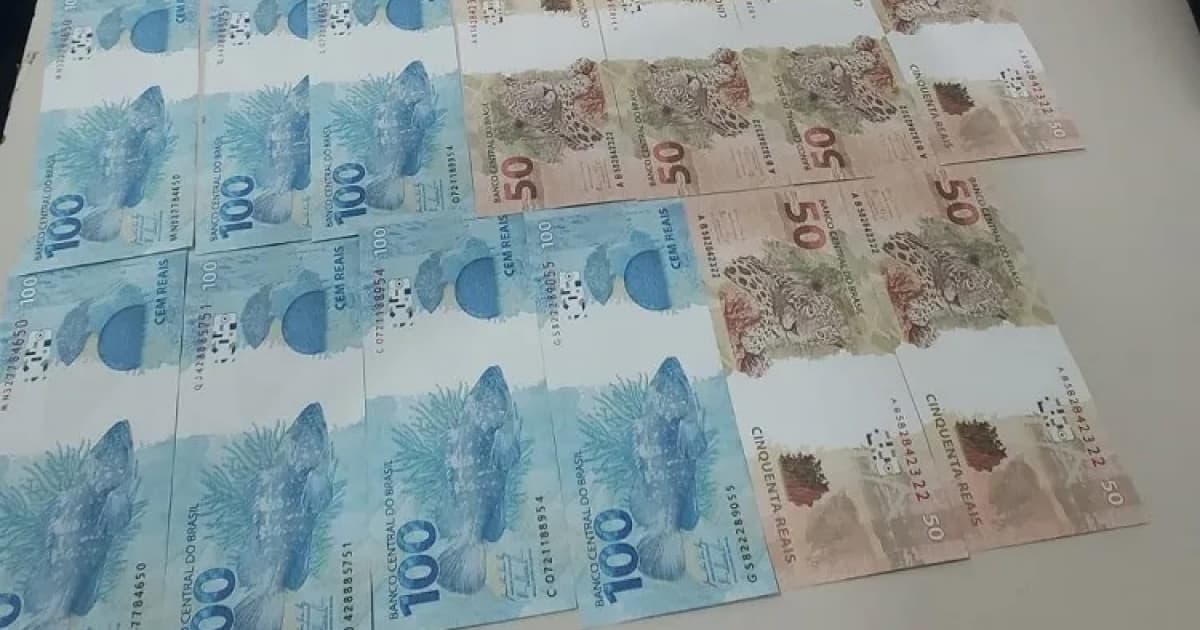 Homem é preso na Bahia por receber R$ 1 mil em notas falsas compradas pela internet