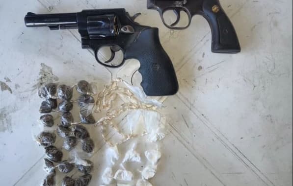 Polícia apreende revólveres e drogas no Litoral Norte da Bahia