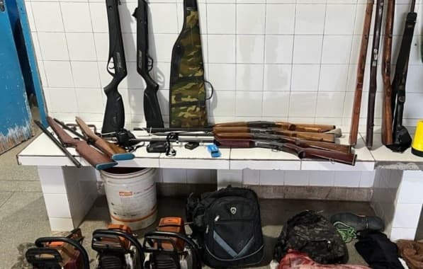 PM desarticula grupo de caçadores e apreende 12 armas no Oeste baiano