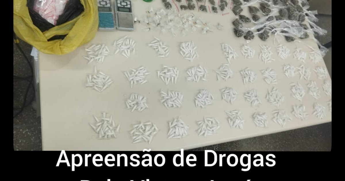 PETO apreende cerca de 900 porções de drogas na Região Metropolitana de Salvador